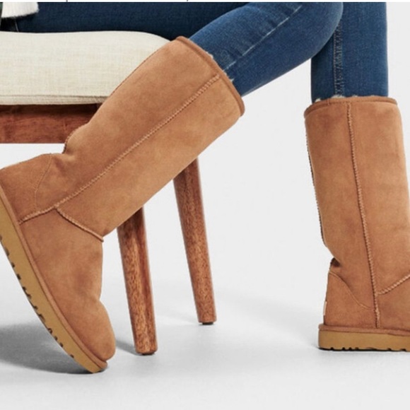 UGG Classic Tall Boot in Chestnut - Picture 1 of 15